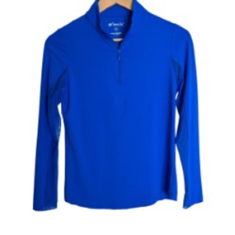 IBKUL Blue 1/4 Zip Pullover XSmall